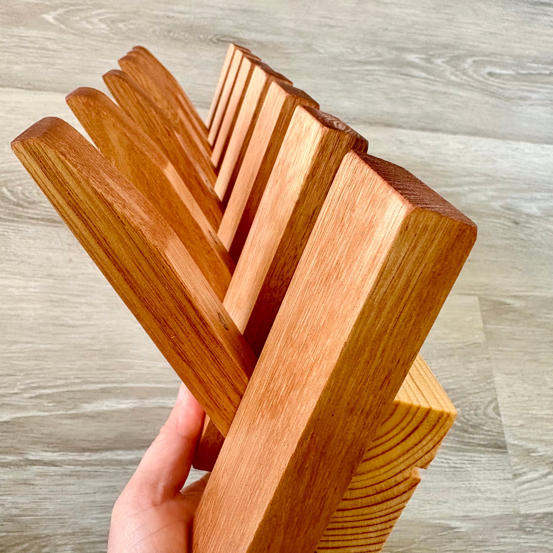 No.2 Tasmanian oak Piano style Coatrack