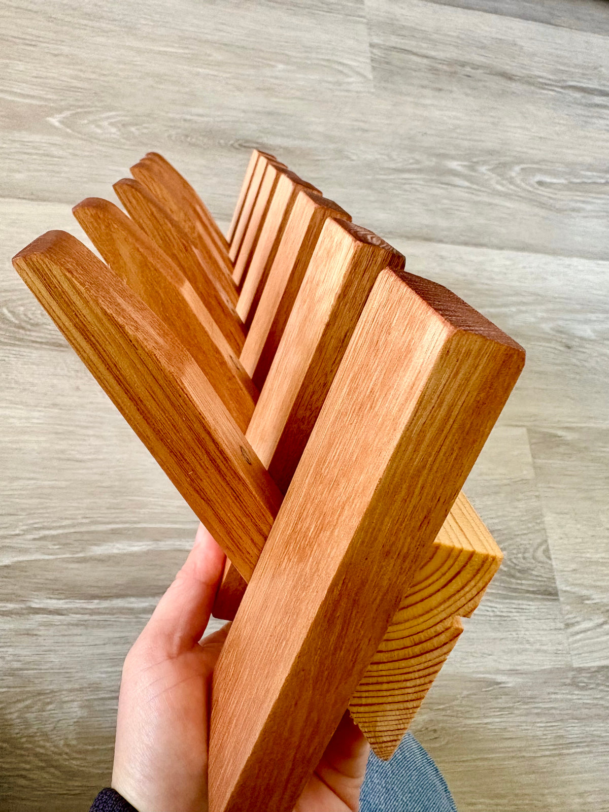 No.2 Tasmanian oak Piano style Coatrack