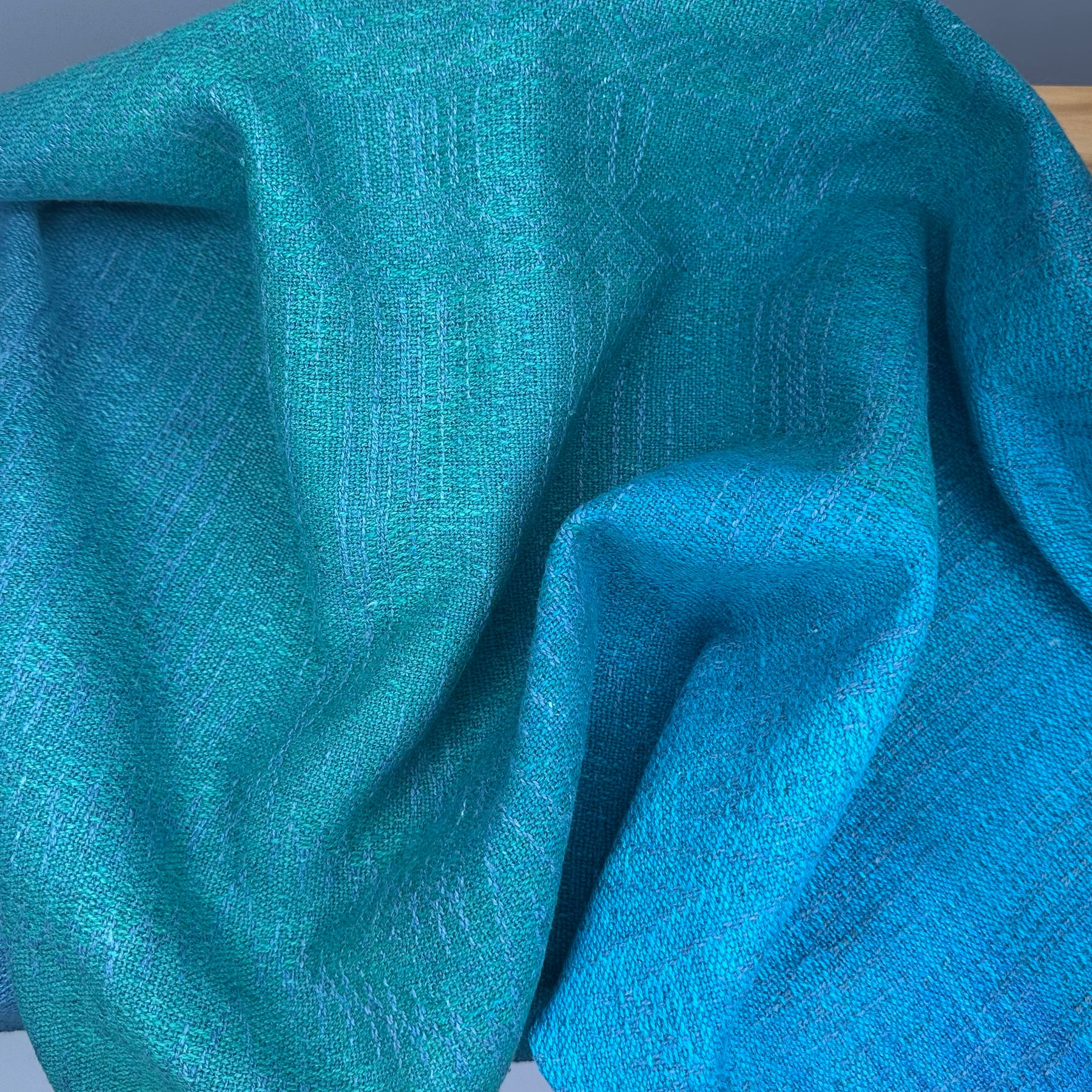 Hand-Dyed and Handwoven Linen/Cotton Tea Towels