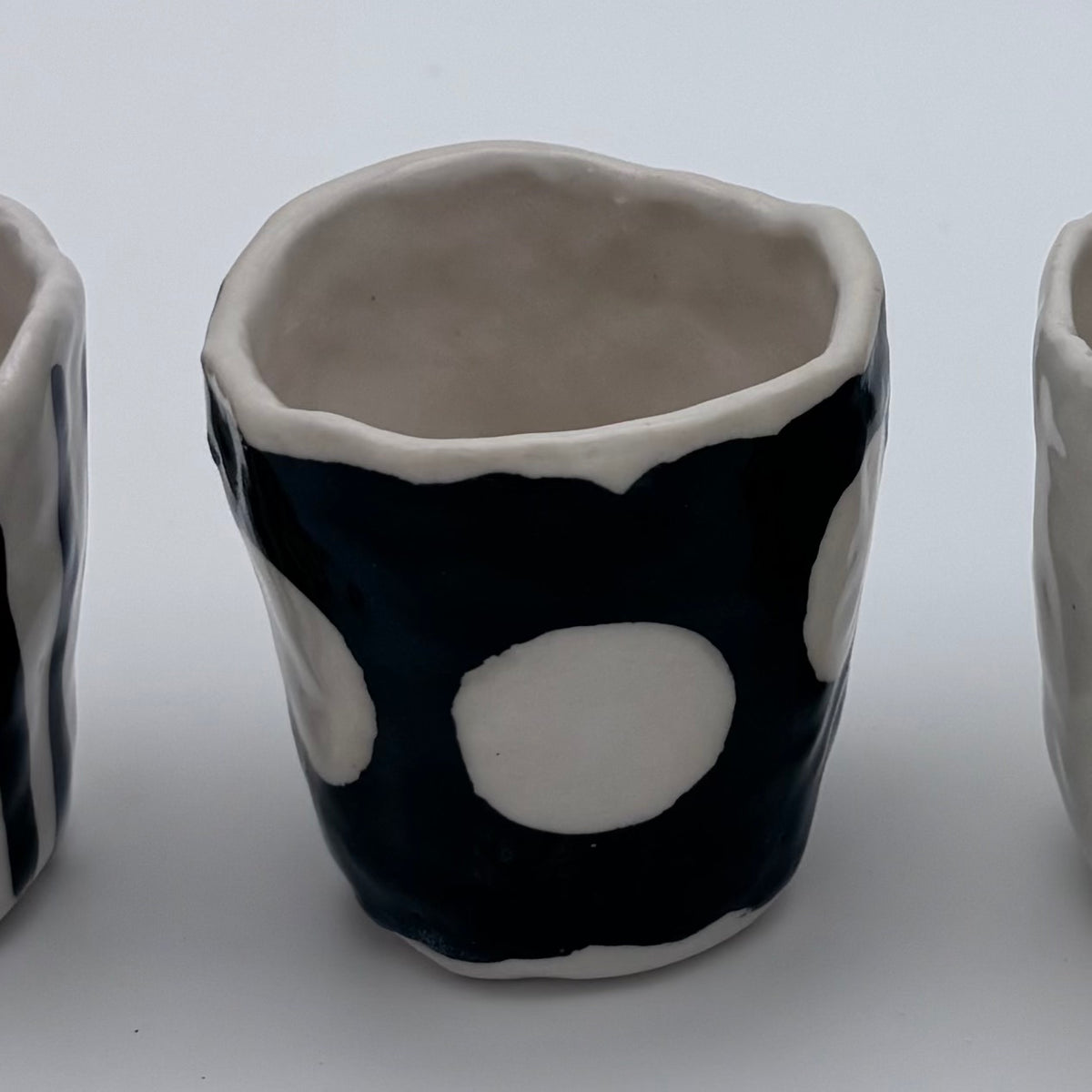 Christmas Ceramic Espresso Cup | Handcrafted Clay | Hand decorated