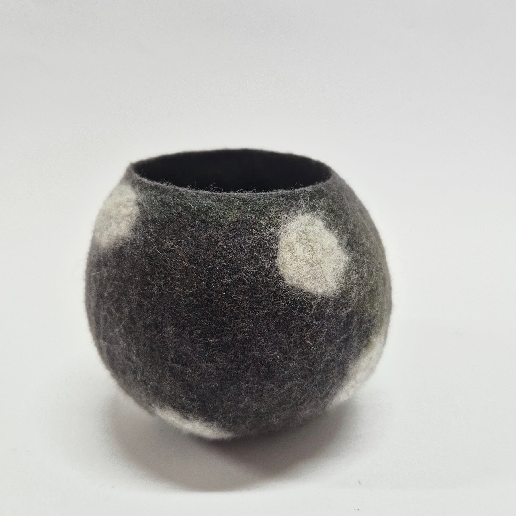 Modern Textile Art Vase - Felt Vessel