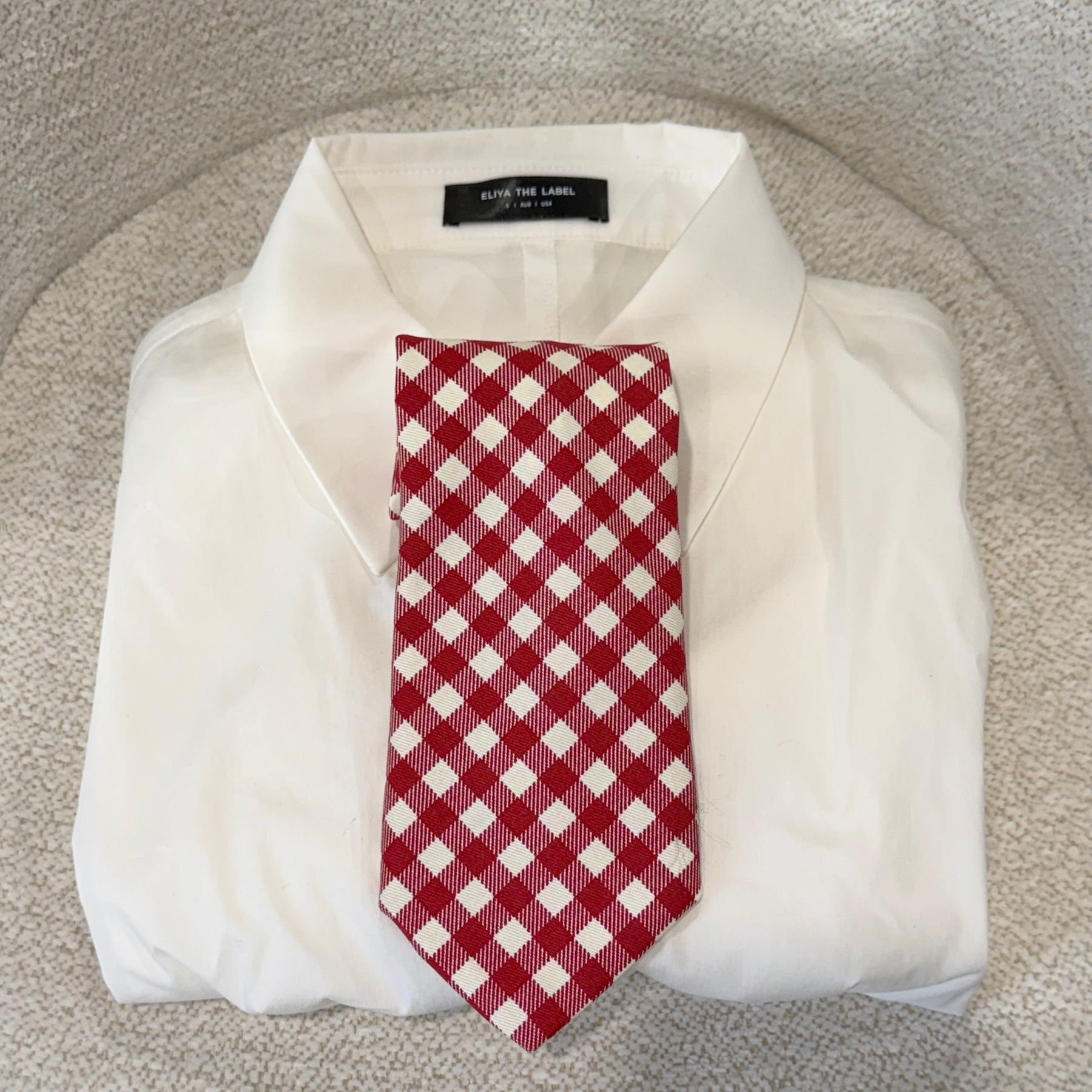 Neck Tie - Red Check
