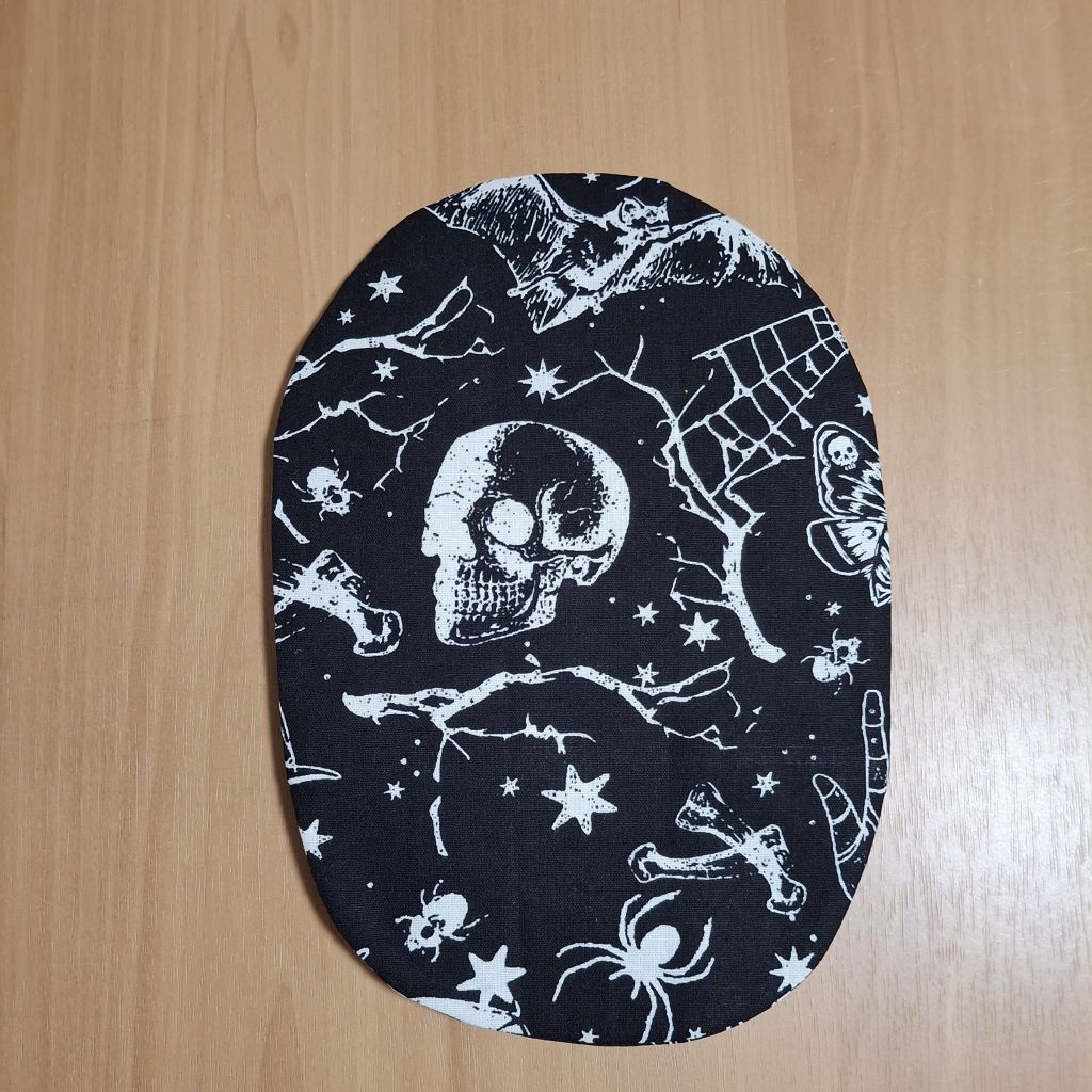 STOMA BAG COVER REGULAR BLACK ILEOSTOMY, COLOSTOMY, UROSTOMY