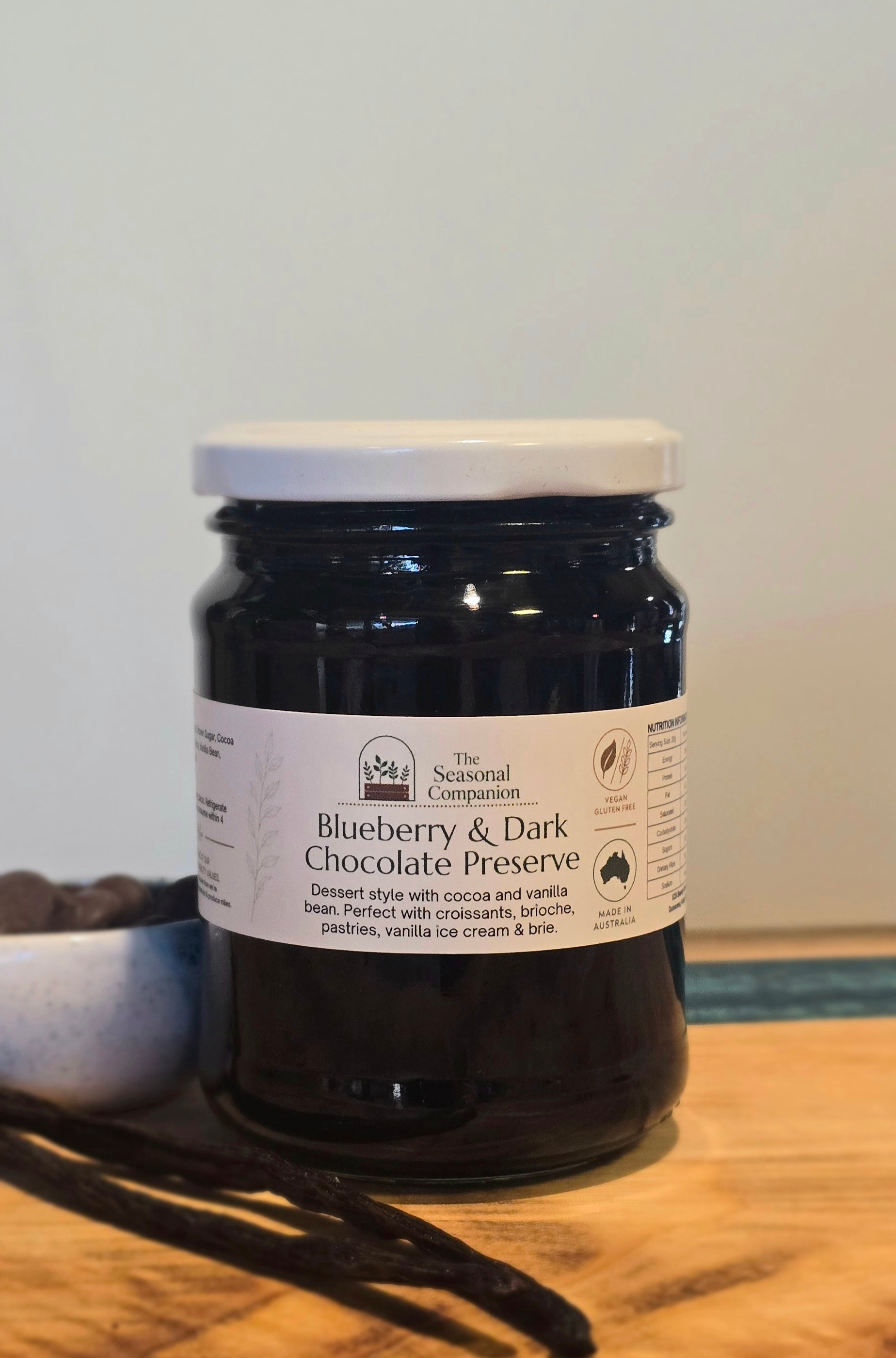 Blueberry & Dark Chocolate Preserve