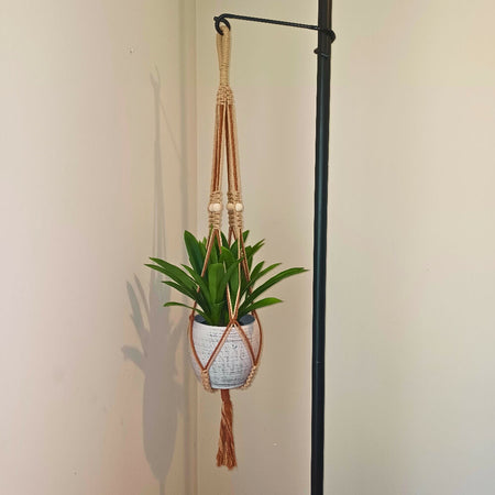 Macrame Plant Hanger - Duo Brown