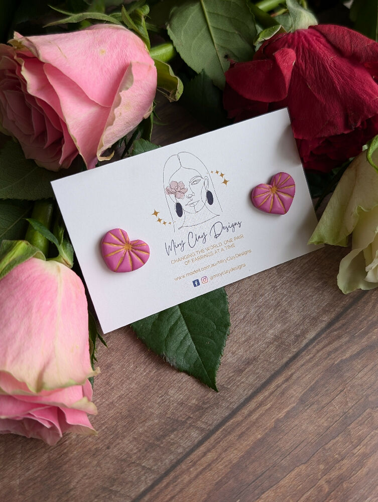 Heart Studs