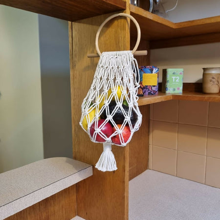 Macrame Hanging Fruit Basket