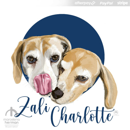 Custom Pet Portrait | 2D Vector Illustrations