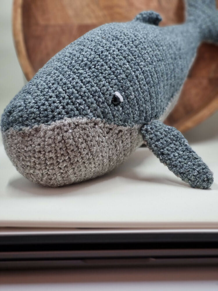 Whale, Crochet Whale, Baby Whale plush toy, Crochet toy, baby gift, nursery decor, baby shower