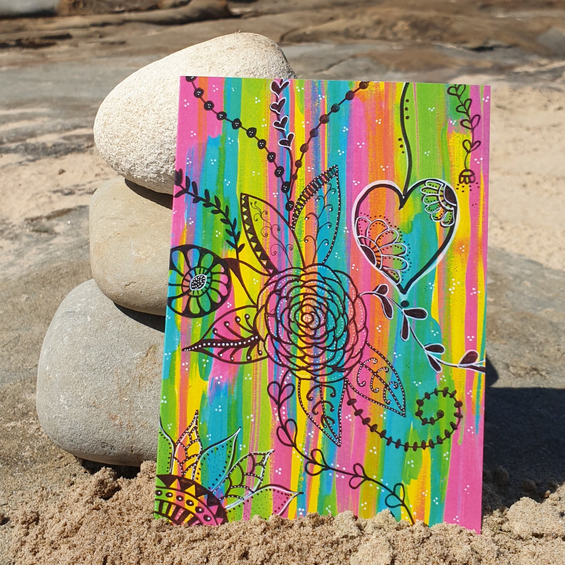 Graffiti Art Blank Greeting Card