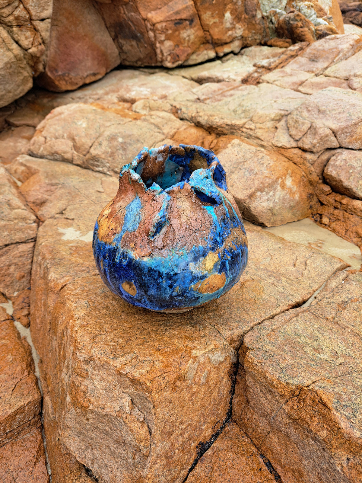Ocean Vessel | Hand-formed Ceramic Art
