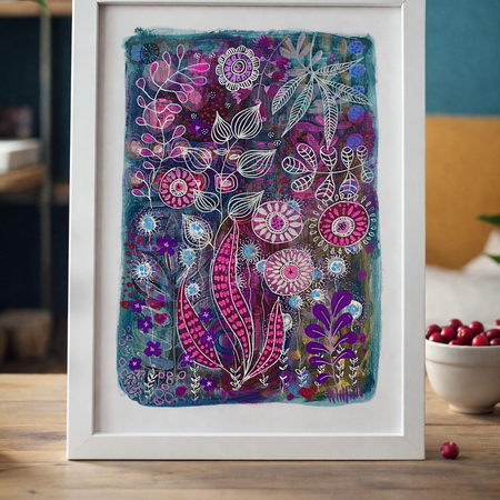 Original Hand painted Art:  Light Finds Its Way