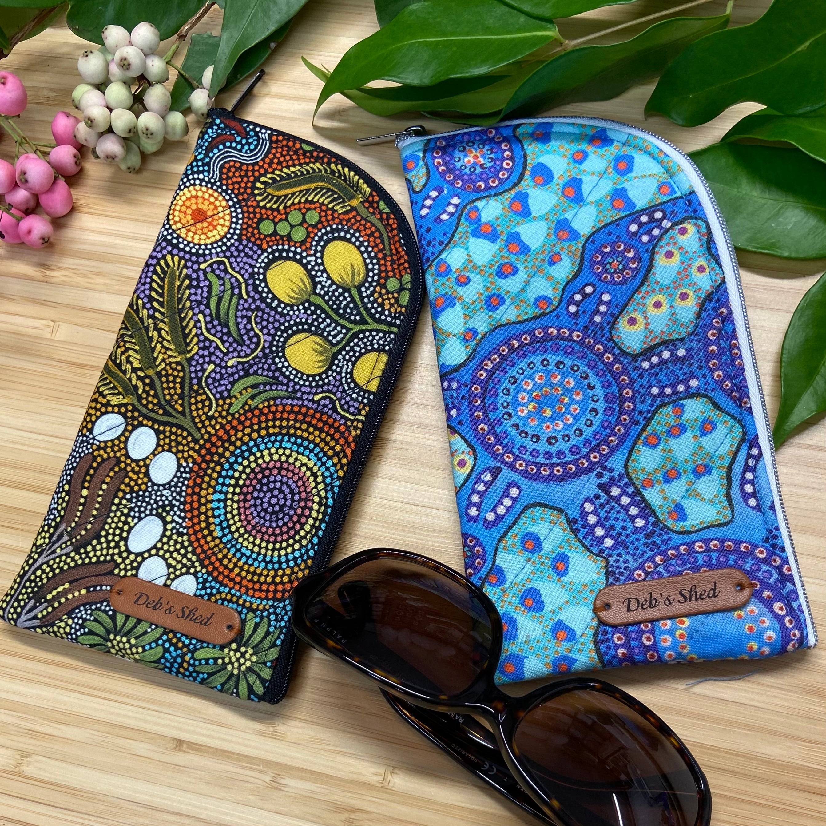 Glasses Case - Australian Themed Fabric 2