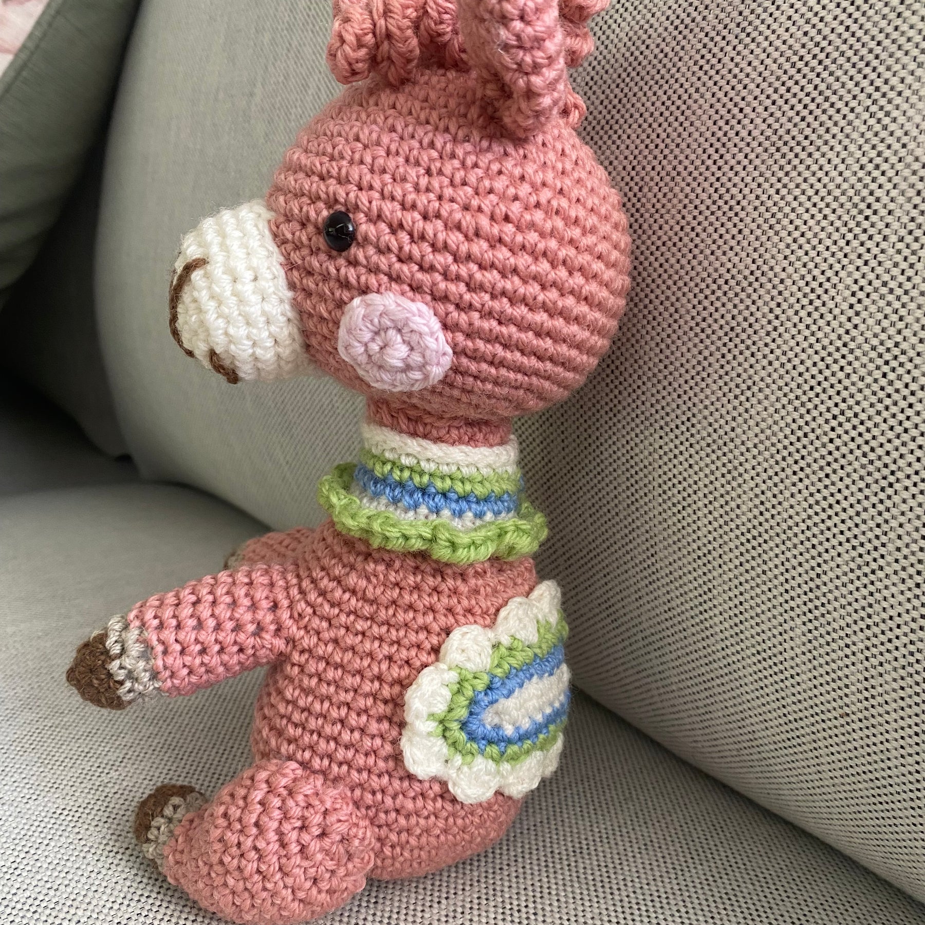 Llama - crocheted toy