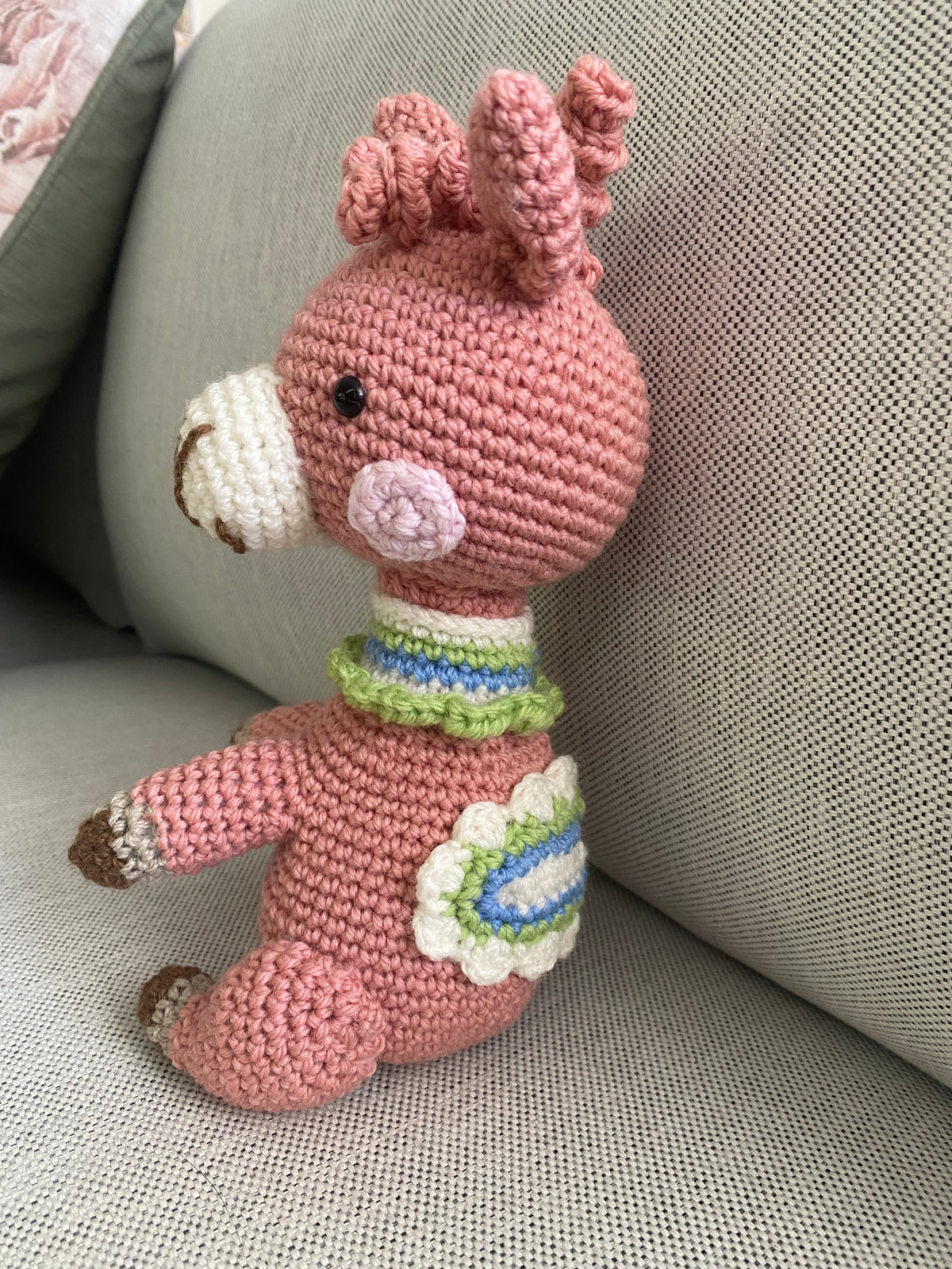 Llama - crocheted toy