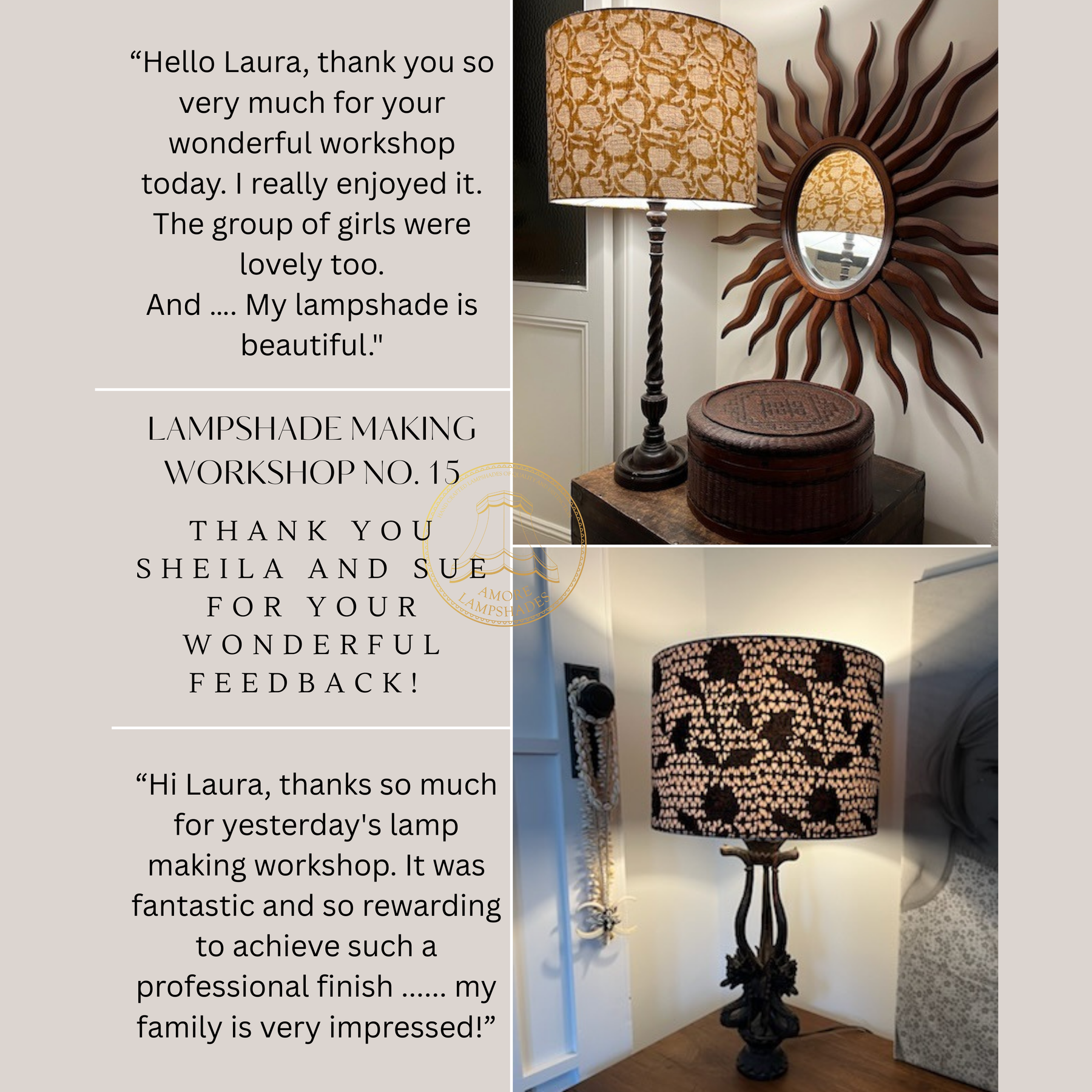 Lampshade Making Workshop - In Person - ADELAIDE