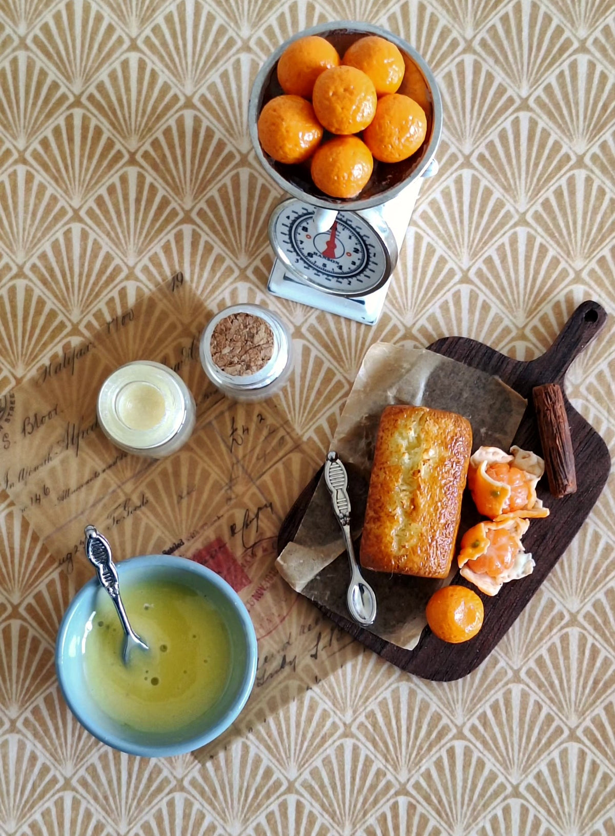 ORANGE POUND CAKE SET