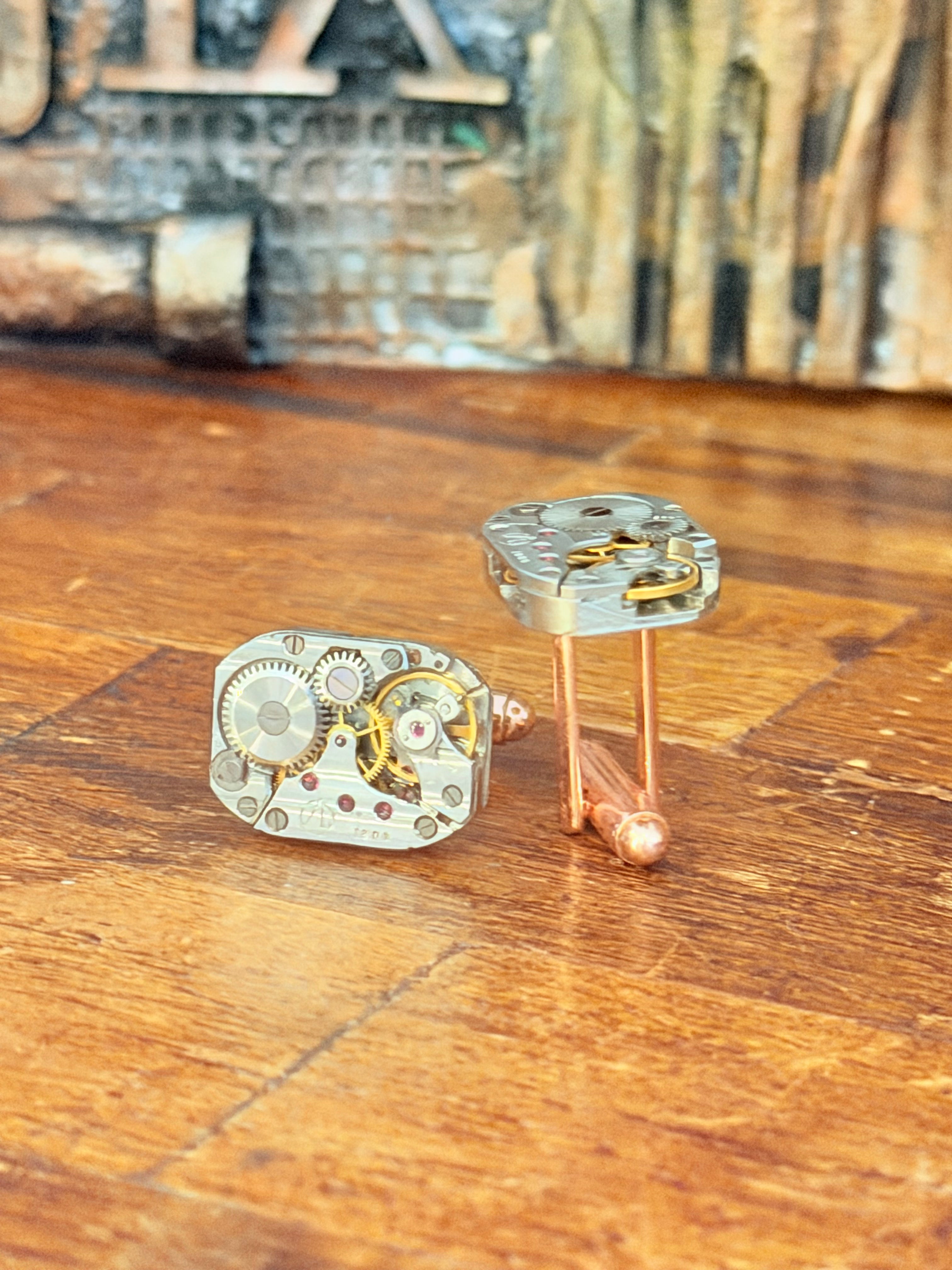 Steampunk Watch Movement Cufflinks