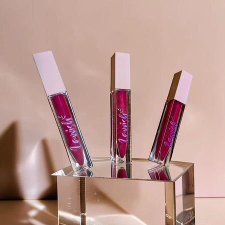 Black Cherry Lip Gloss • Hydrating Beeswax, Almond Oil, Vitamin E Tint