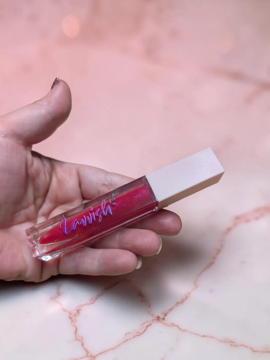Black Cherry Lip Gloss • Hydrating Beeswax, Almond Oil, Vitamin E Tint