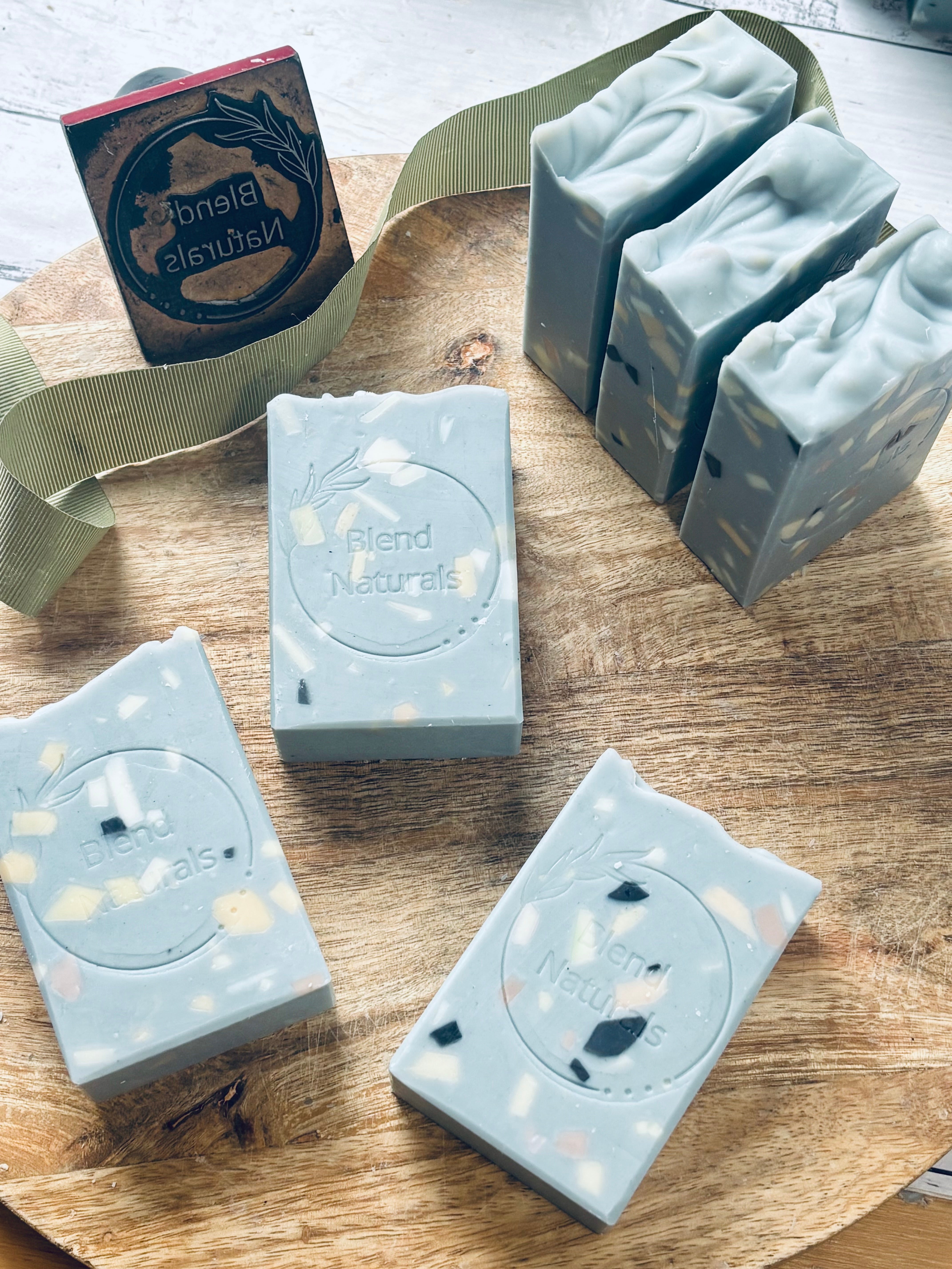 Handcrafted Natural Soap | Terrazzo Blue