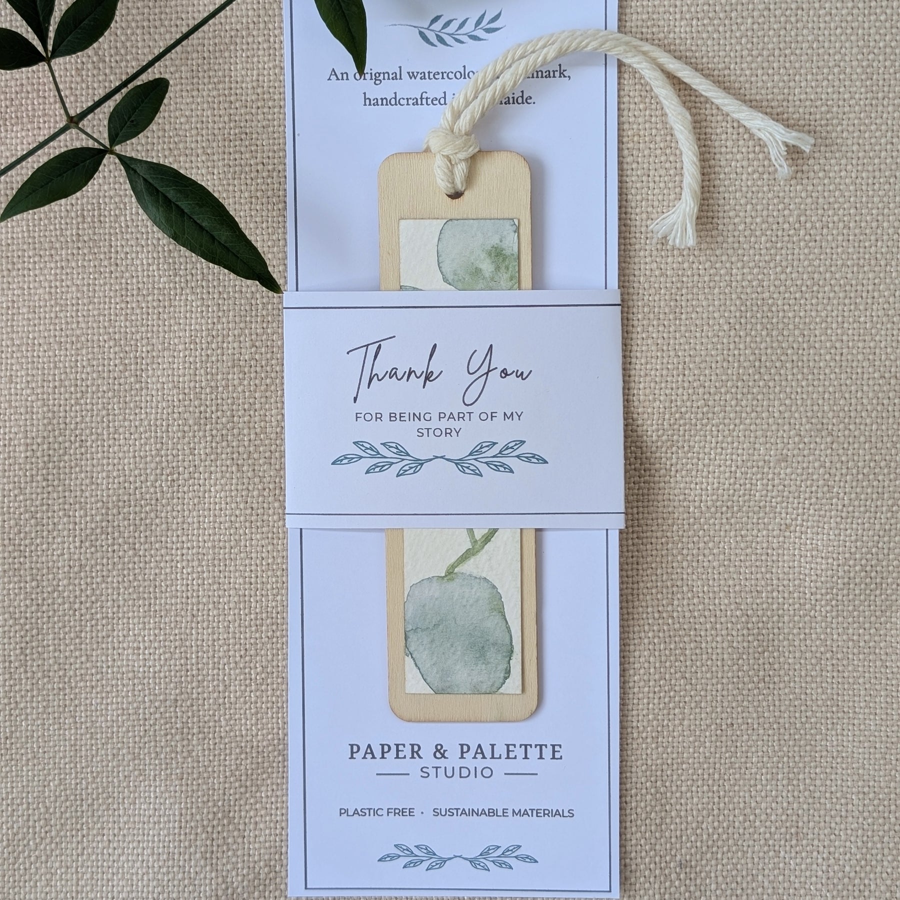 Teacher Thank You Gift | Original Watercolour Bookmark | Handmade in Adelaide