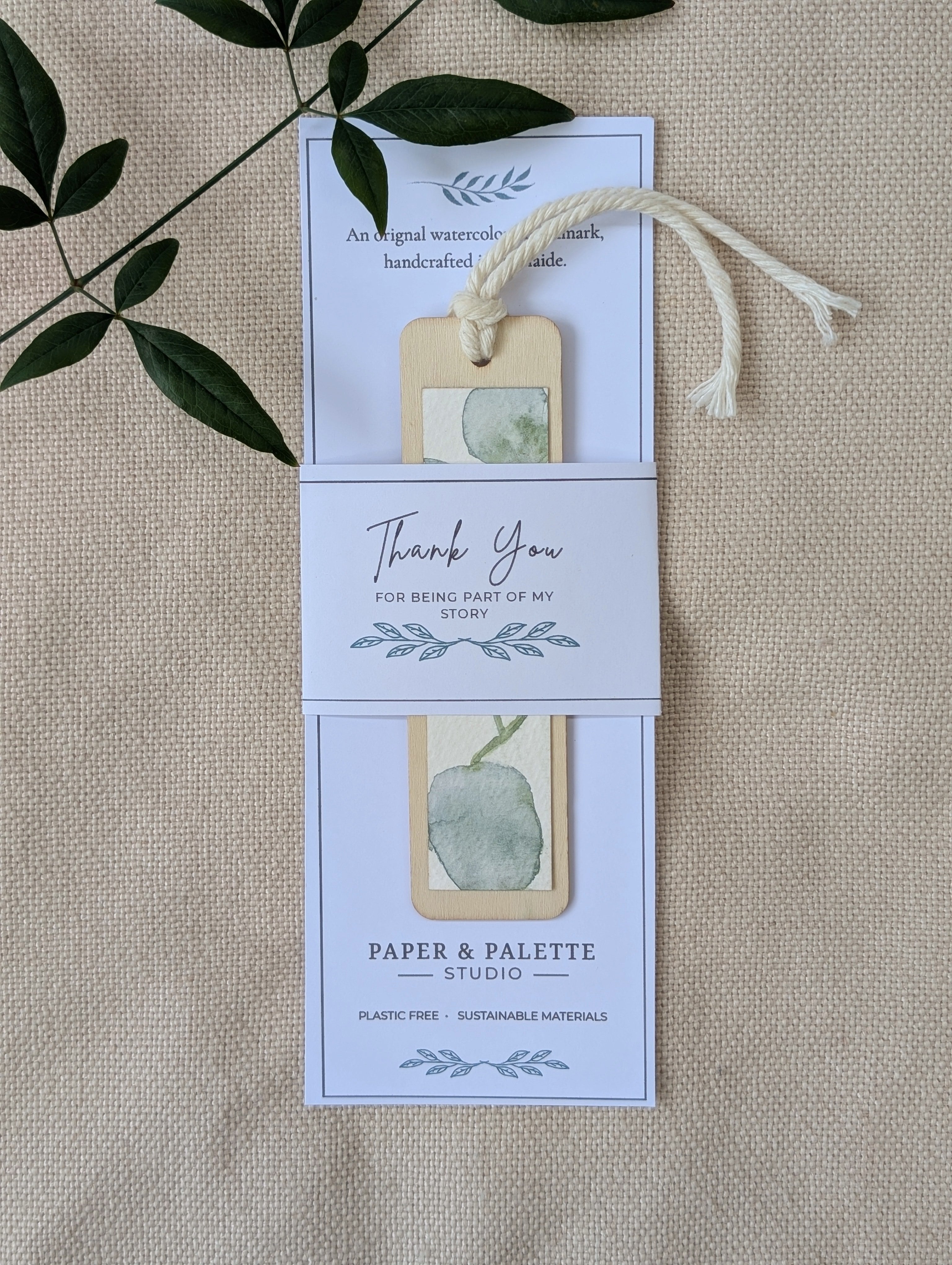 Teacher Thank You Gift | Original Watercolour Bookmark | Handmade in Adelaide