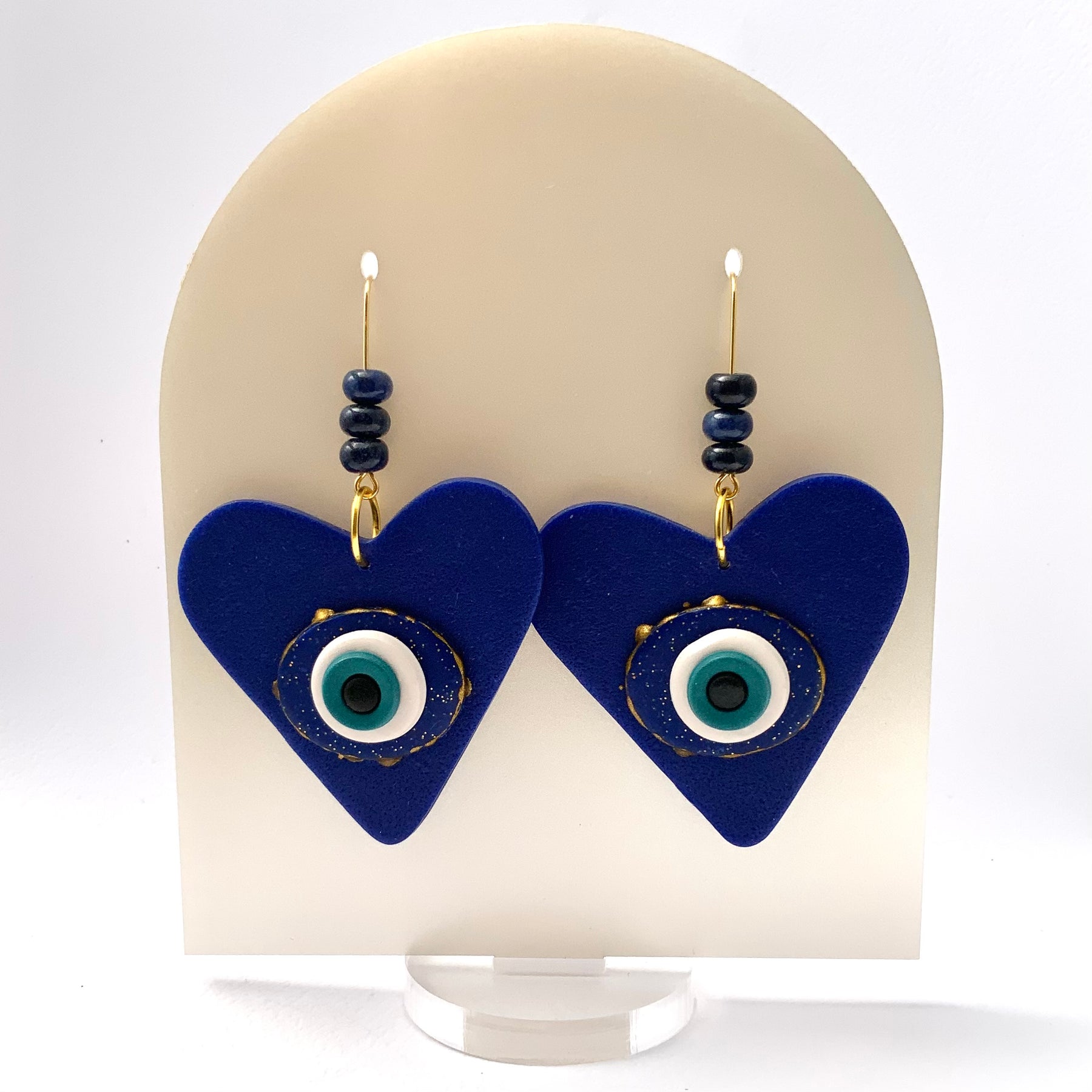 The Watchful Eye Talisman Earrings | Handmade Polymer Clay Earrings