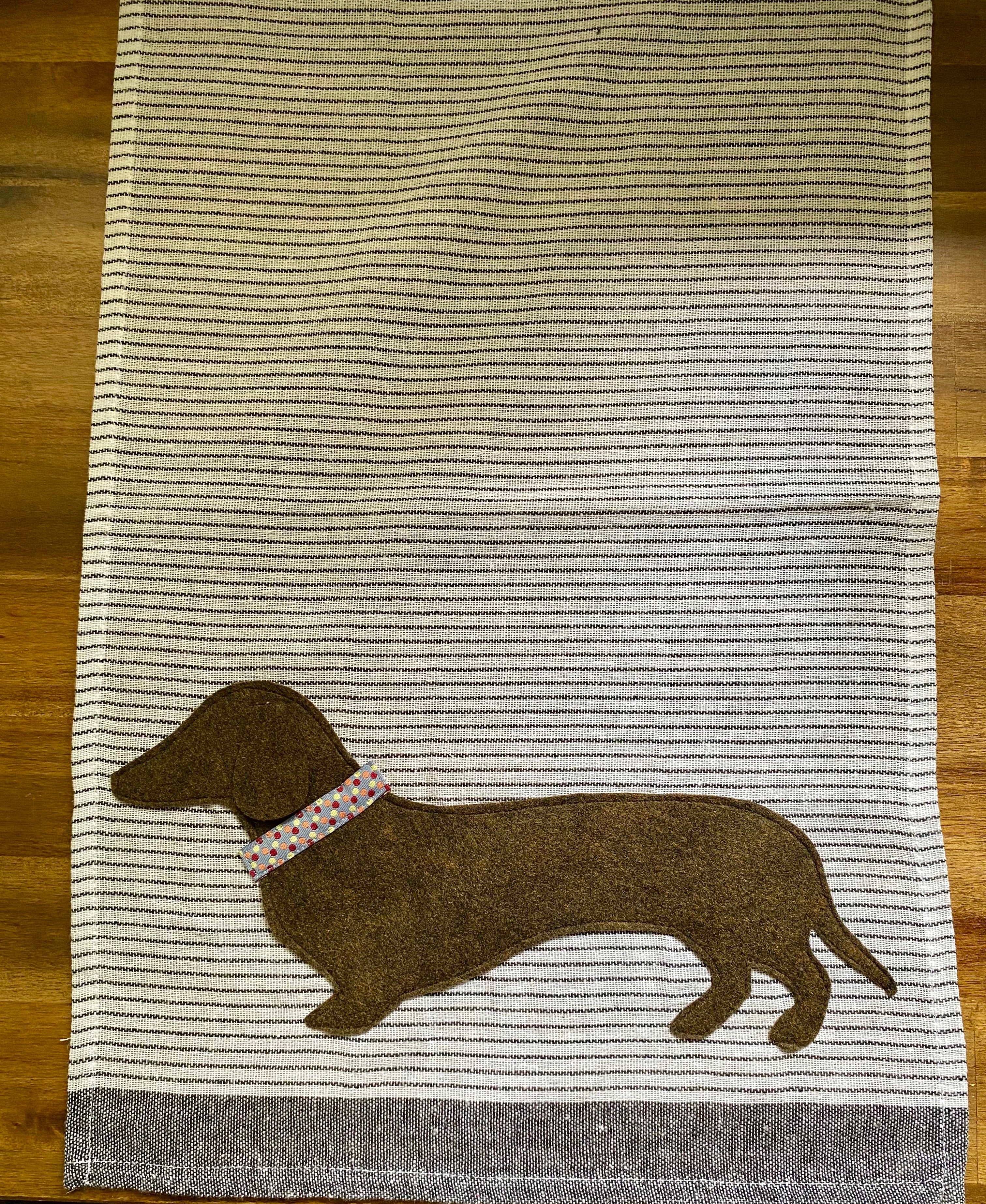 Dachshund Tea Towel
