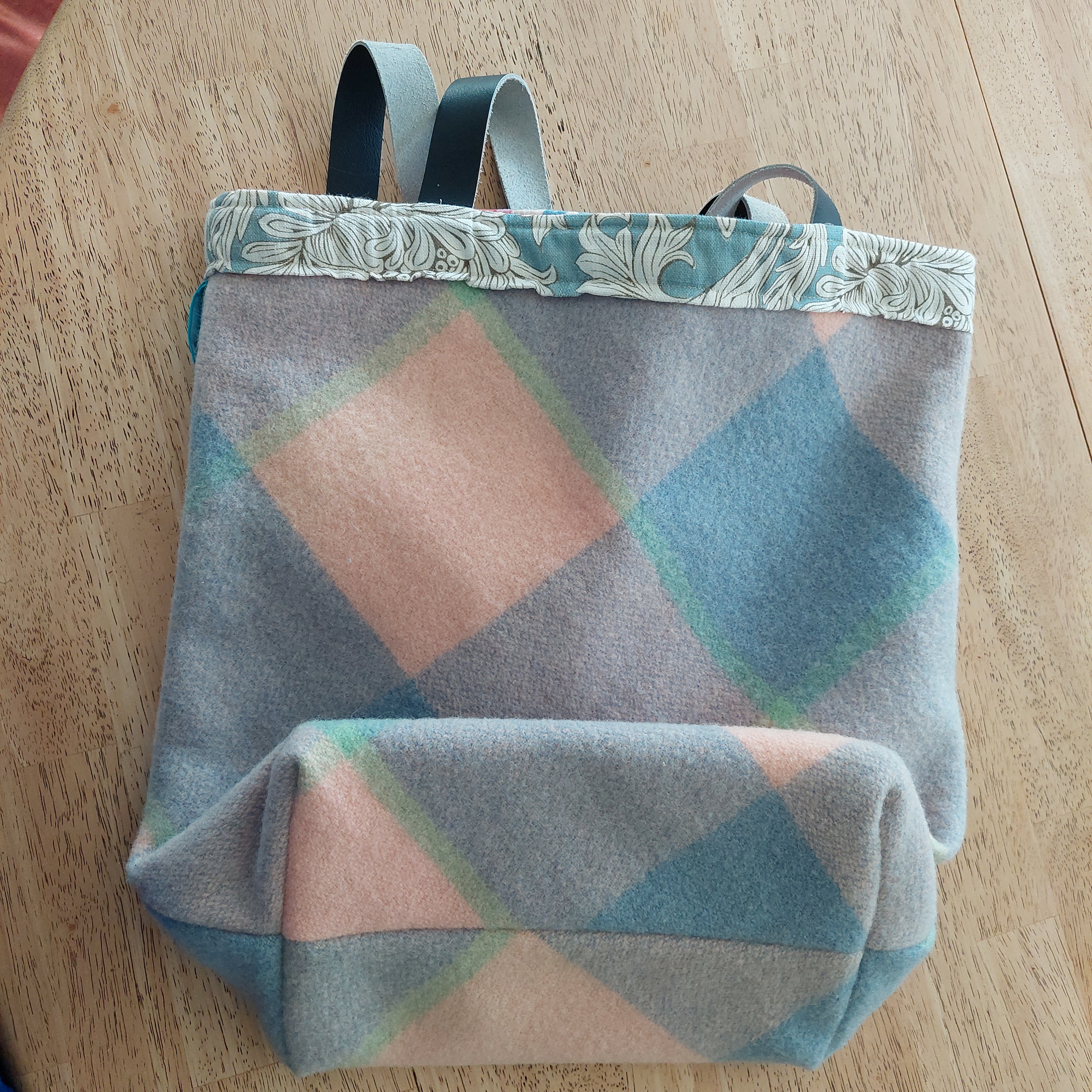 Vintage Woollen Australian Blanket Reversible Tote Bag