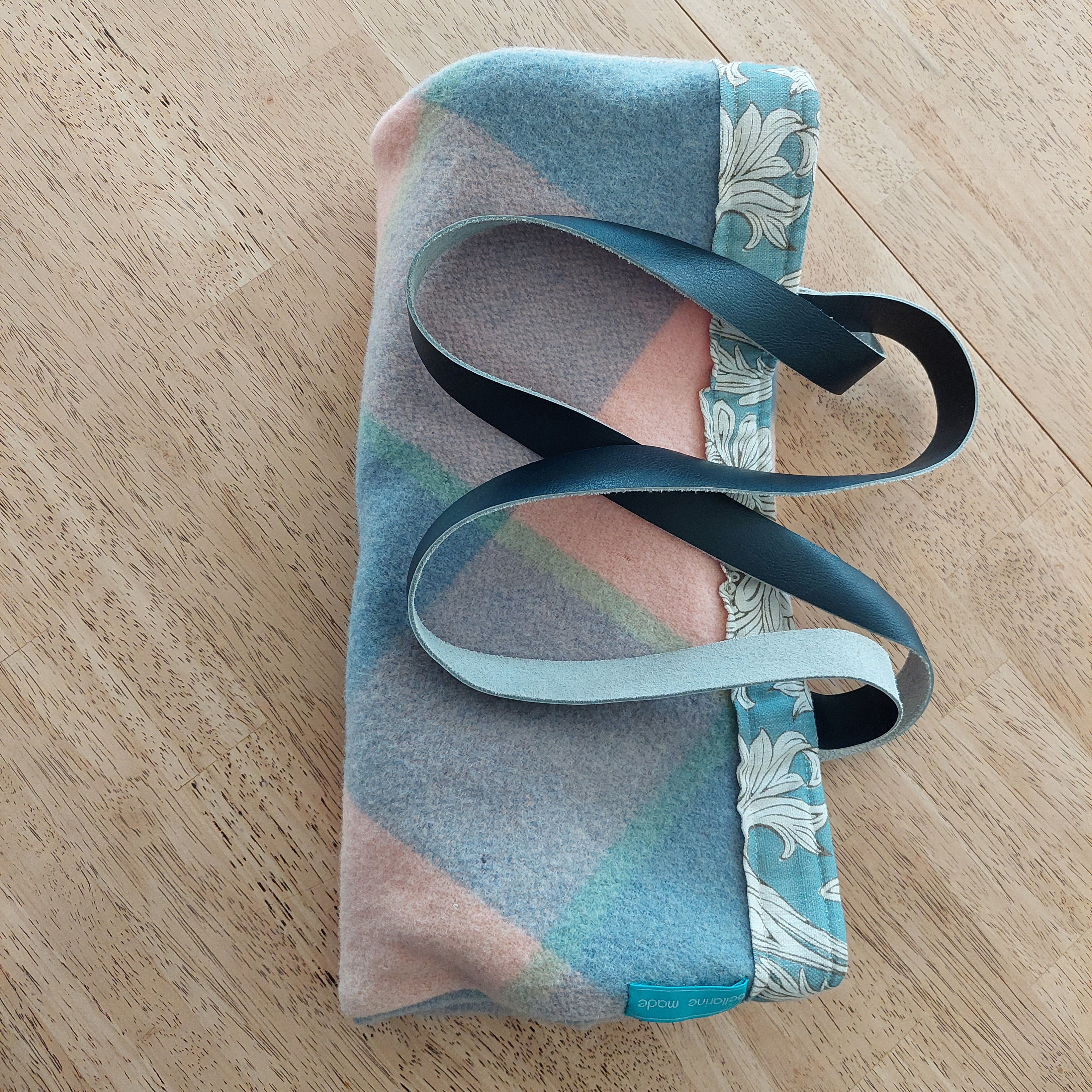 Vintage Woollen Australian Blanket Reversible Tote Bag