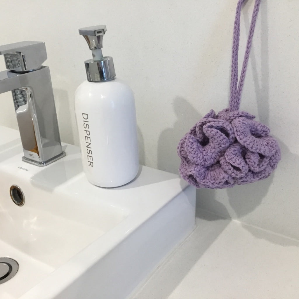 Crocheted Eco-Friendly Bathroom Collection - Loofah
