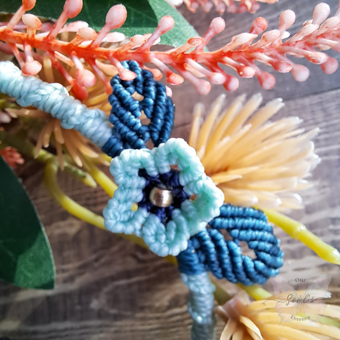 Tourmalinated Quartz Micro Macramé Tree Decor