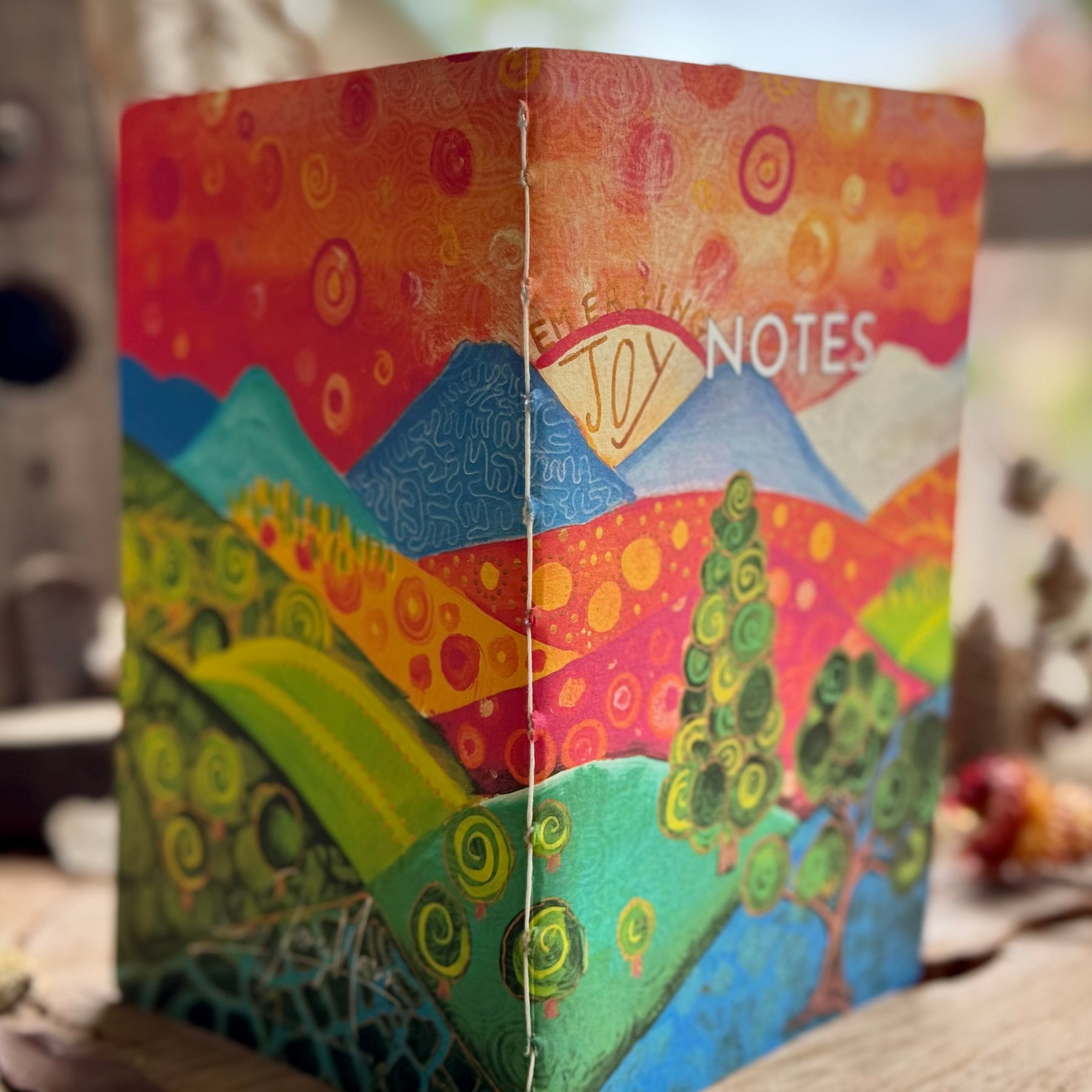 Art in the Canefields Handbound Notebook - Joy