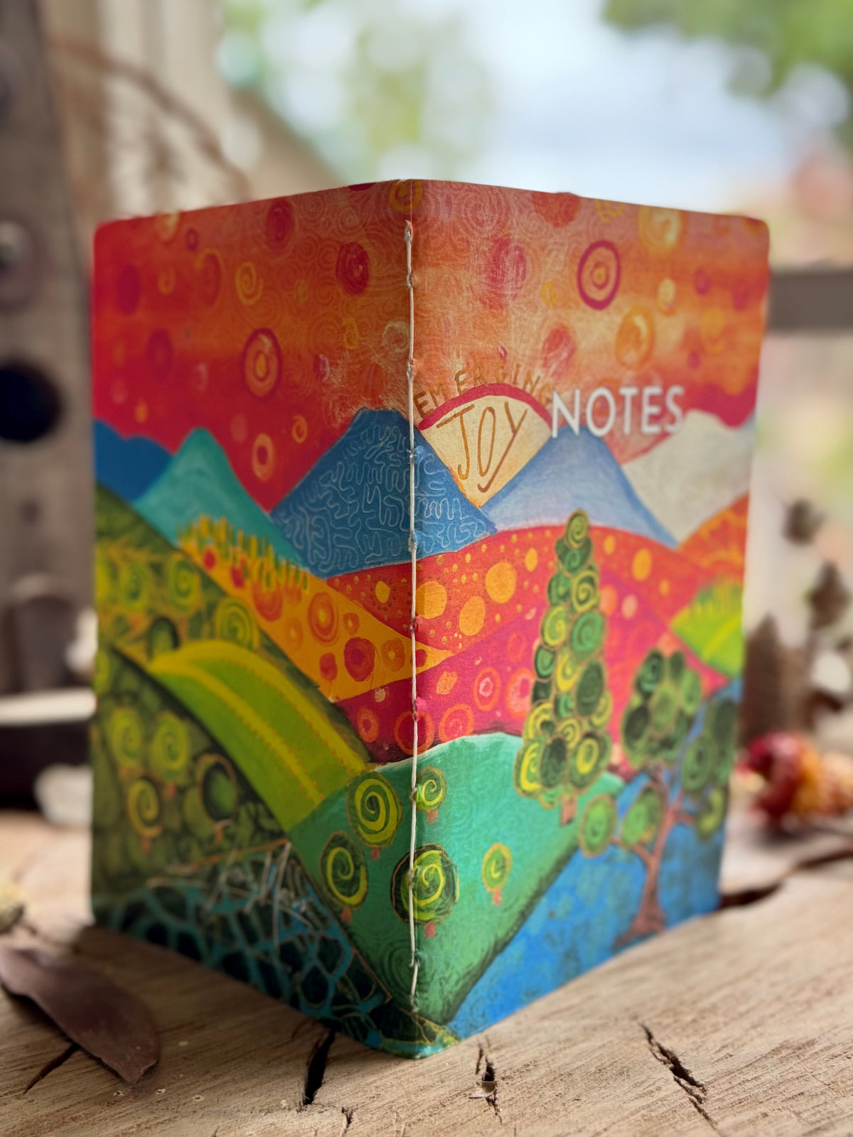 Art in the Canefields Handbound Notebook - Joy