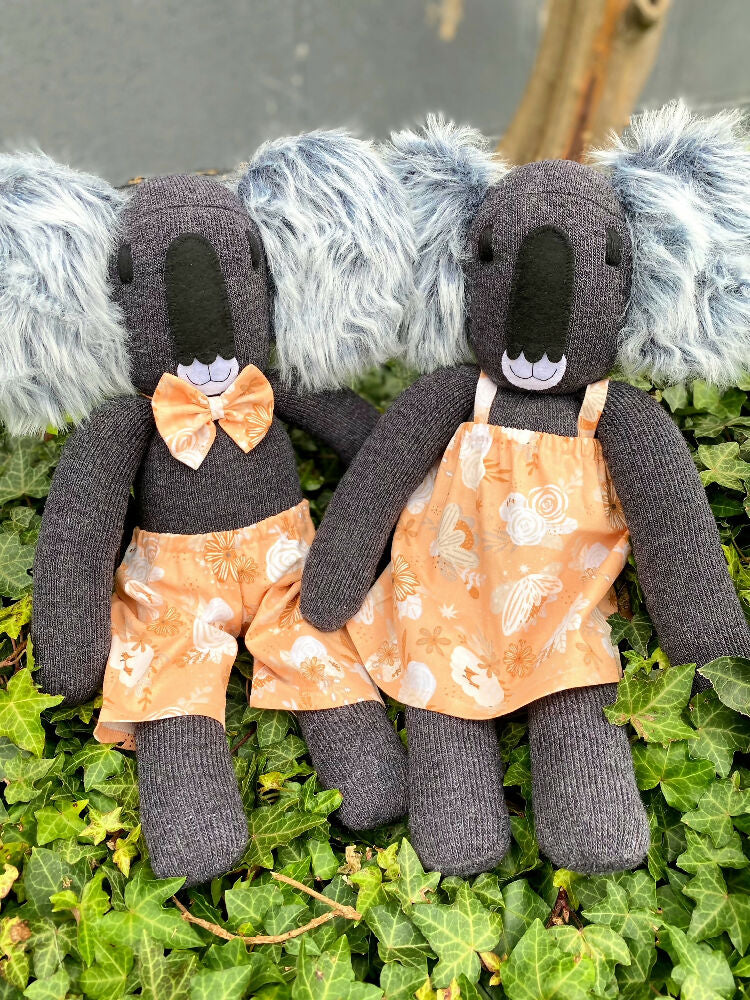 Perry & Peaches Sock Koalas - READY TO SHIP