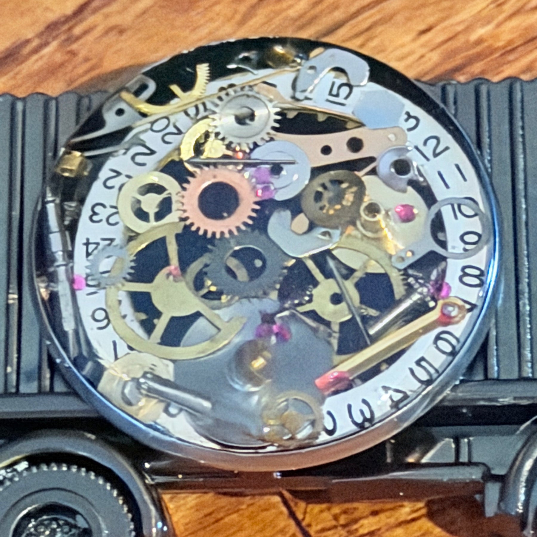 Steampunk watch parts  bottle opener (Truck)