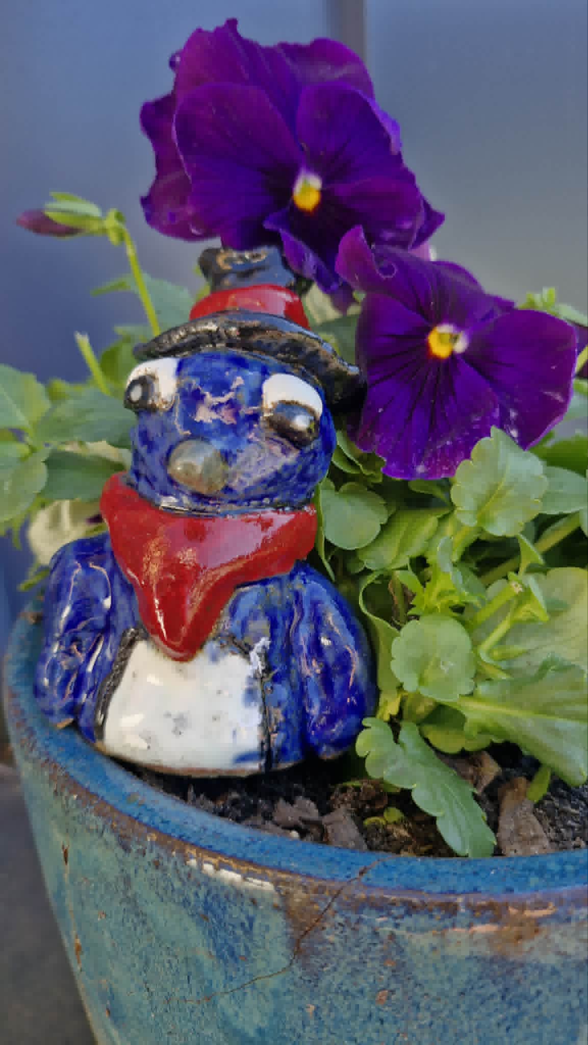 Cowboy Penguin Small Sculpture