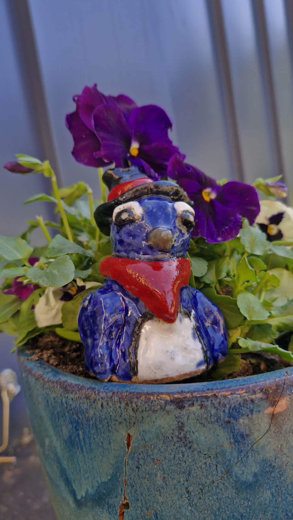 Cowboy Penguin Small Sculpture