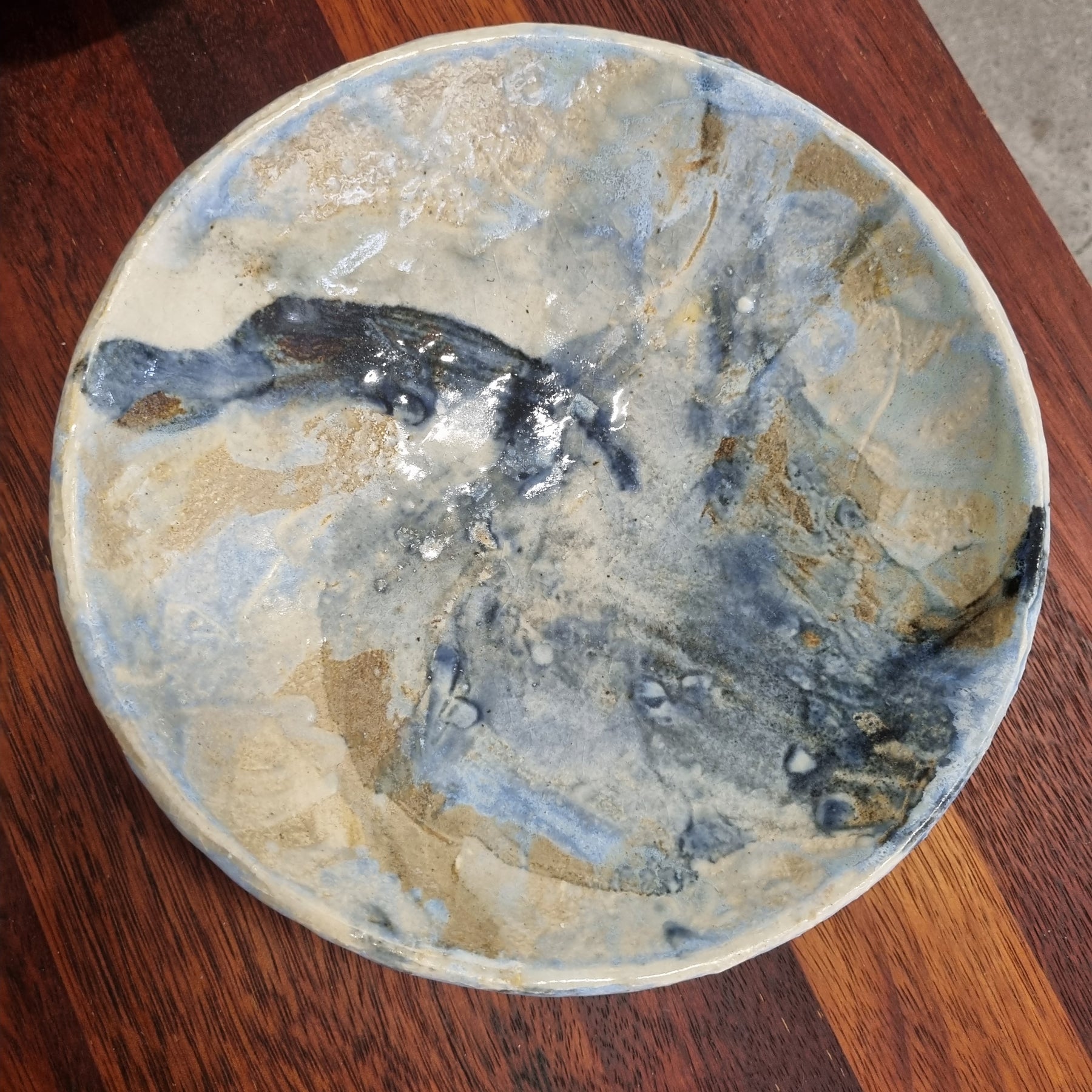 Sand and sea , hand made ceramic bowl