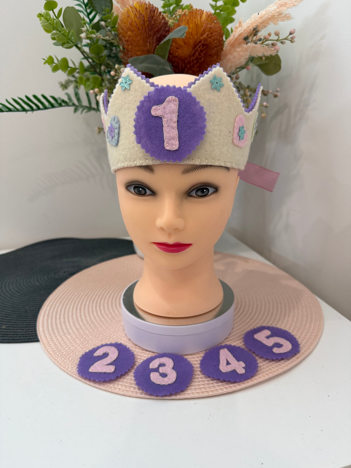 1st birthday crown