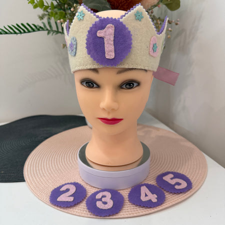 1st birthday crown