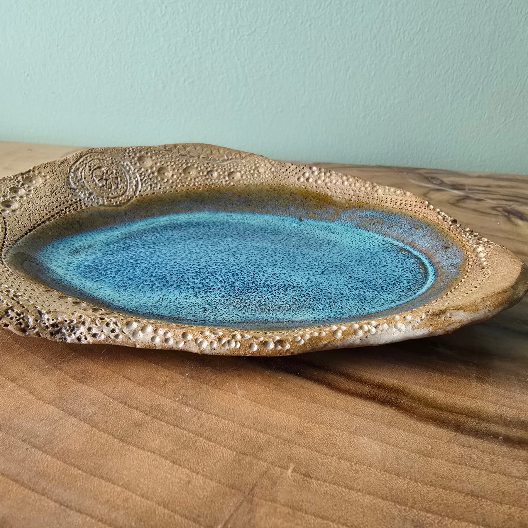Small carved plate