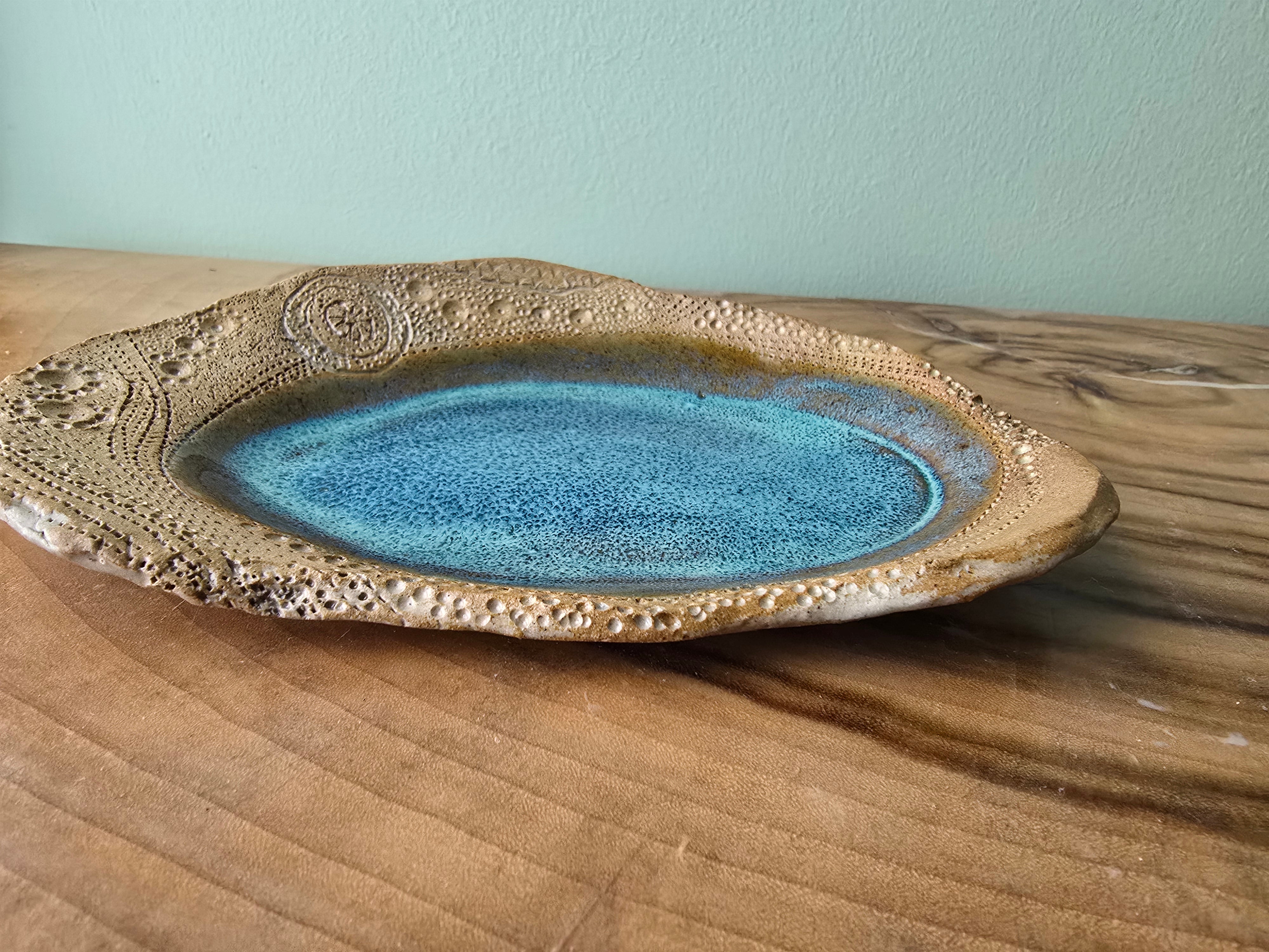 Small carved plate