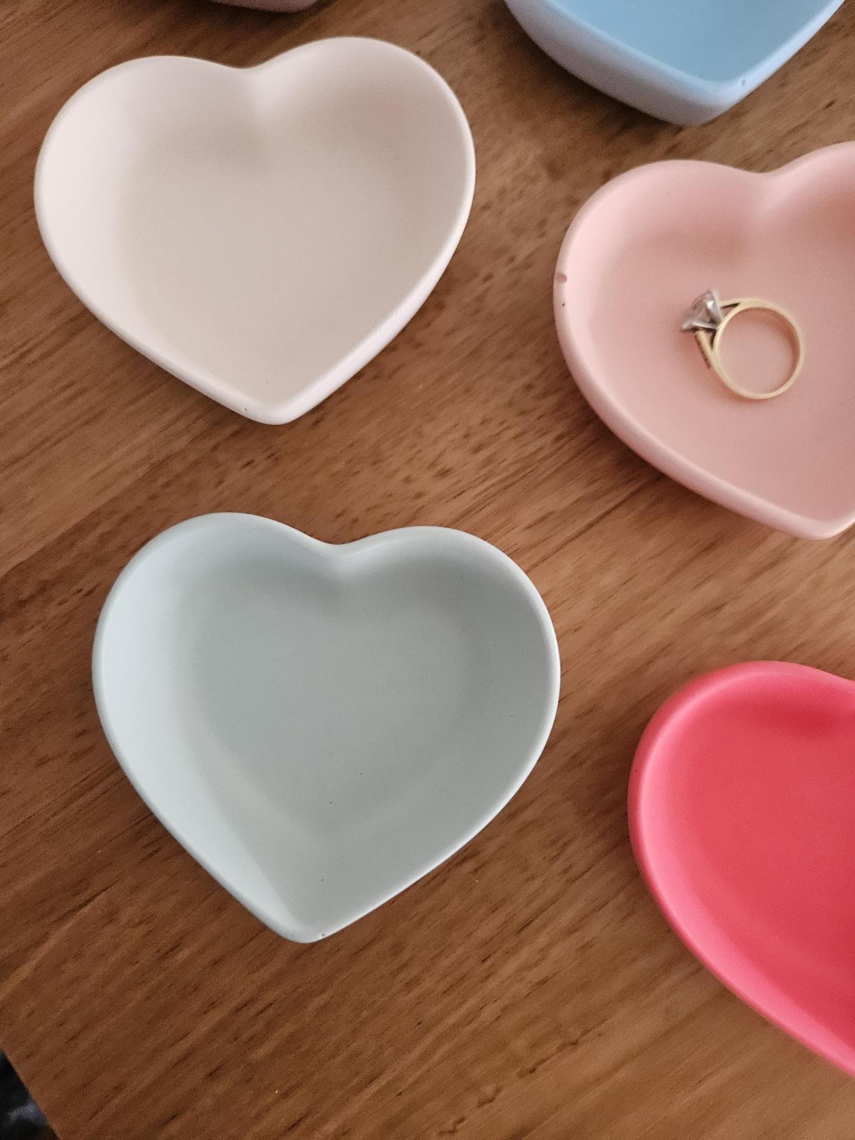 Heart trinket dish