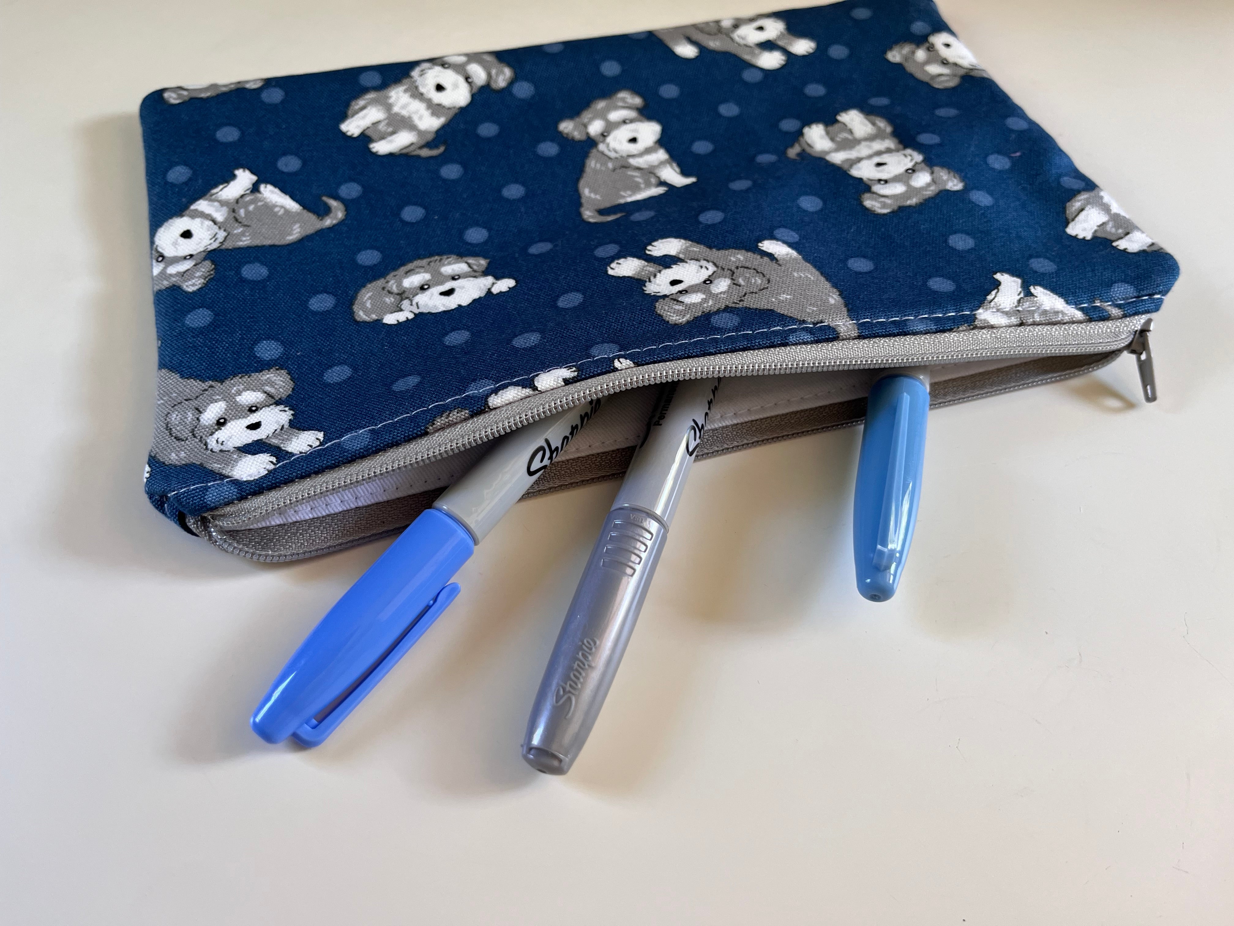 Miniature Schnauzer pencil case