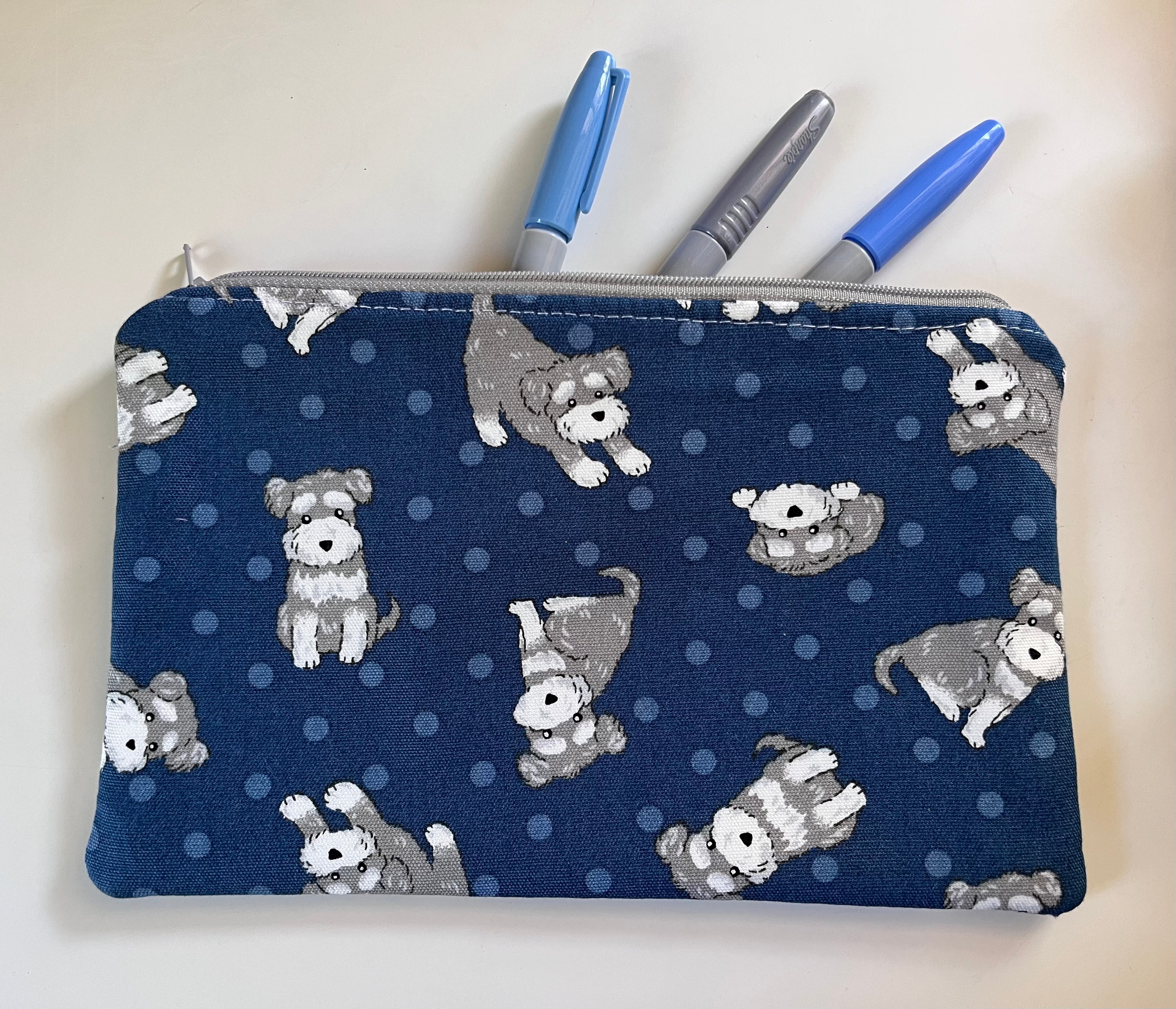 Miniature Schnauzer pencil case