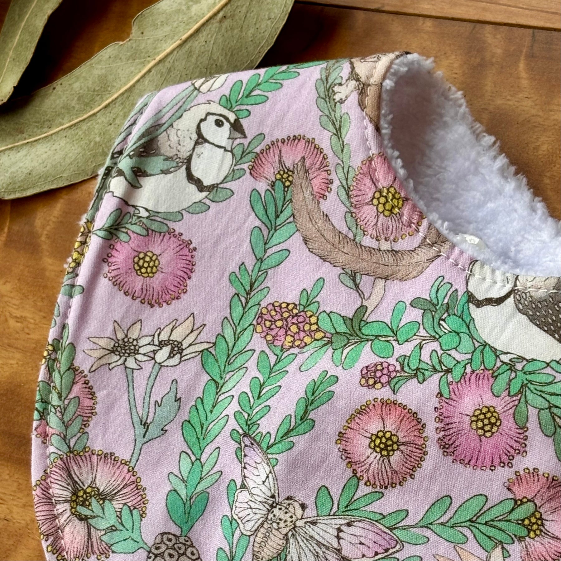 Australiana Baby Bib Set | Possum Buddies | Ready to Ship