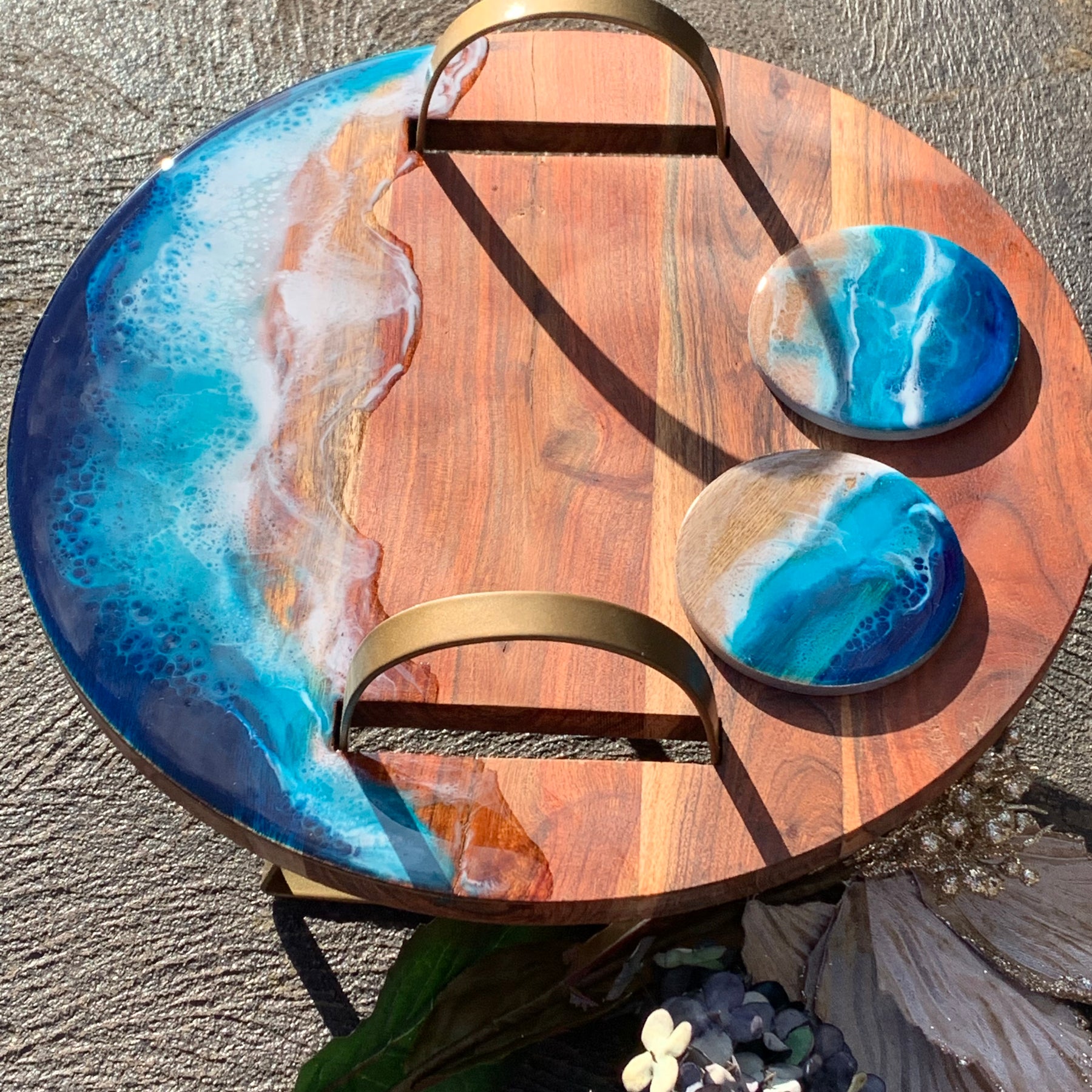 Waves | serving board | ocean | charcuterie board | gift ideas | homewares | Father’s Day gift