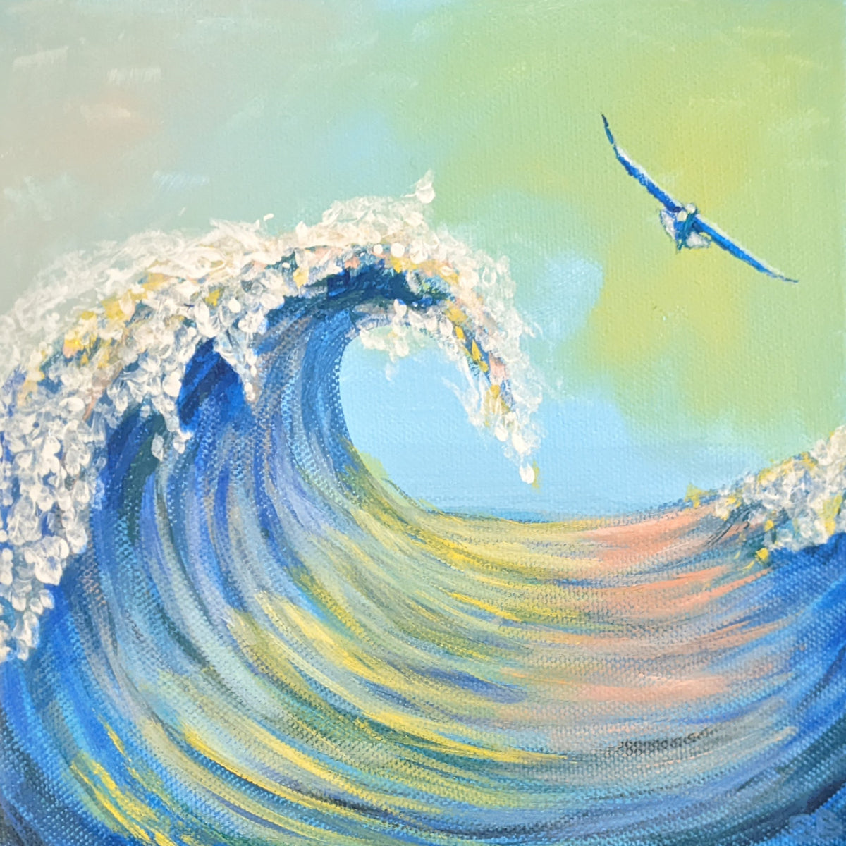 'By The Sea' Original Hand-Painted Wall Art